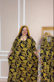پیراهن سایز بزرگ نخی یقه خشتی از ۵۰ تا ۶۴/۶۶ کد ۰۲۶