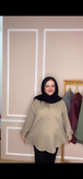 شومیز مانتویی سیلک سایز بزرگ کد ۴۴۰۰۴۴