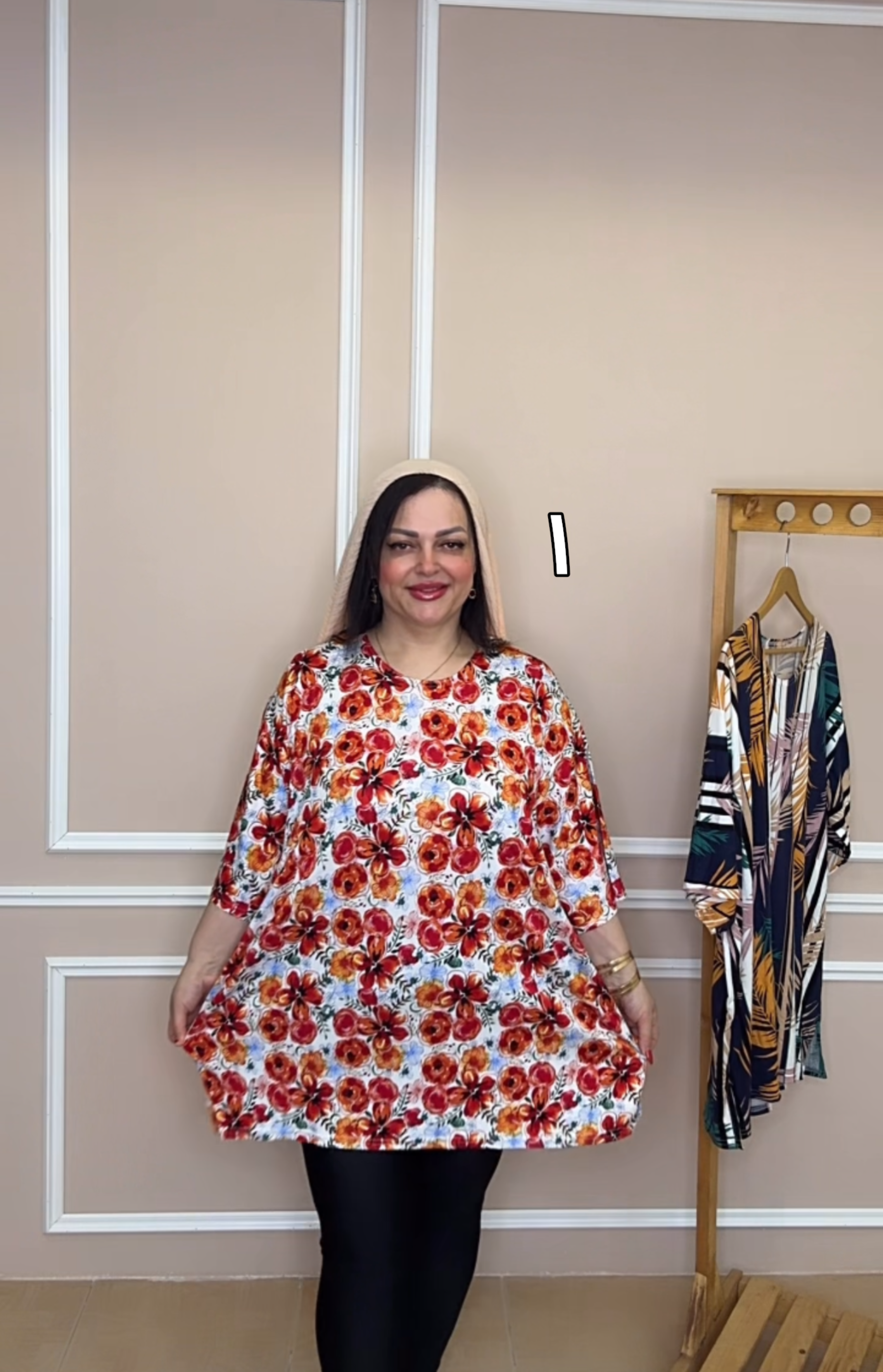 تیشرت ویسکوز کره ای نقره کوب شده سایز بزرگ کد ۵۵۱۸۹