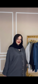 شومیز مانتویی شانتون سایز بزرگ راحت کد ۵۶۳۶۷
